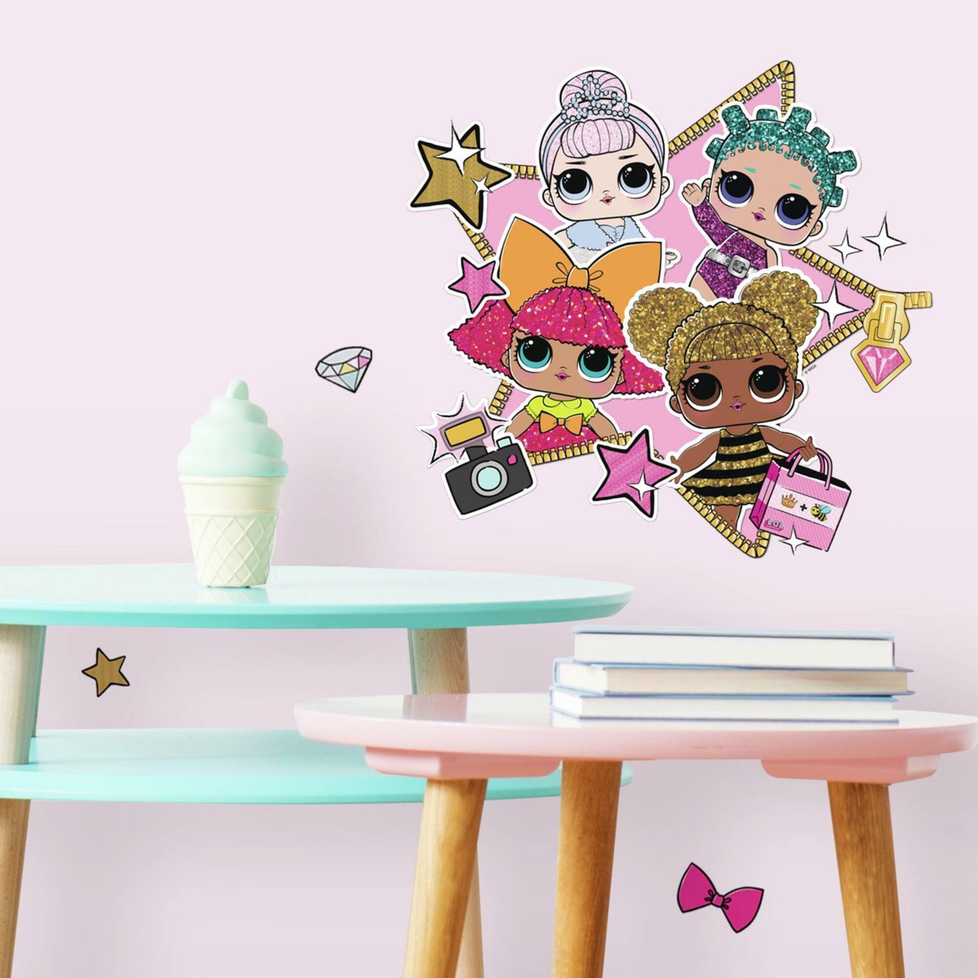 RoomMates Lol Surprise! Peel & Stick Giant Wall Decals